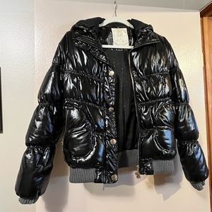 Bomber style Puffer Coat